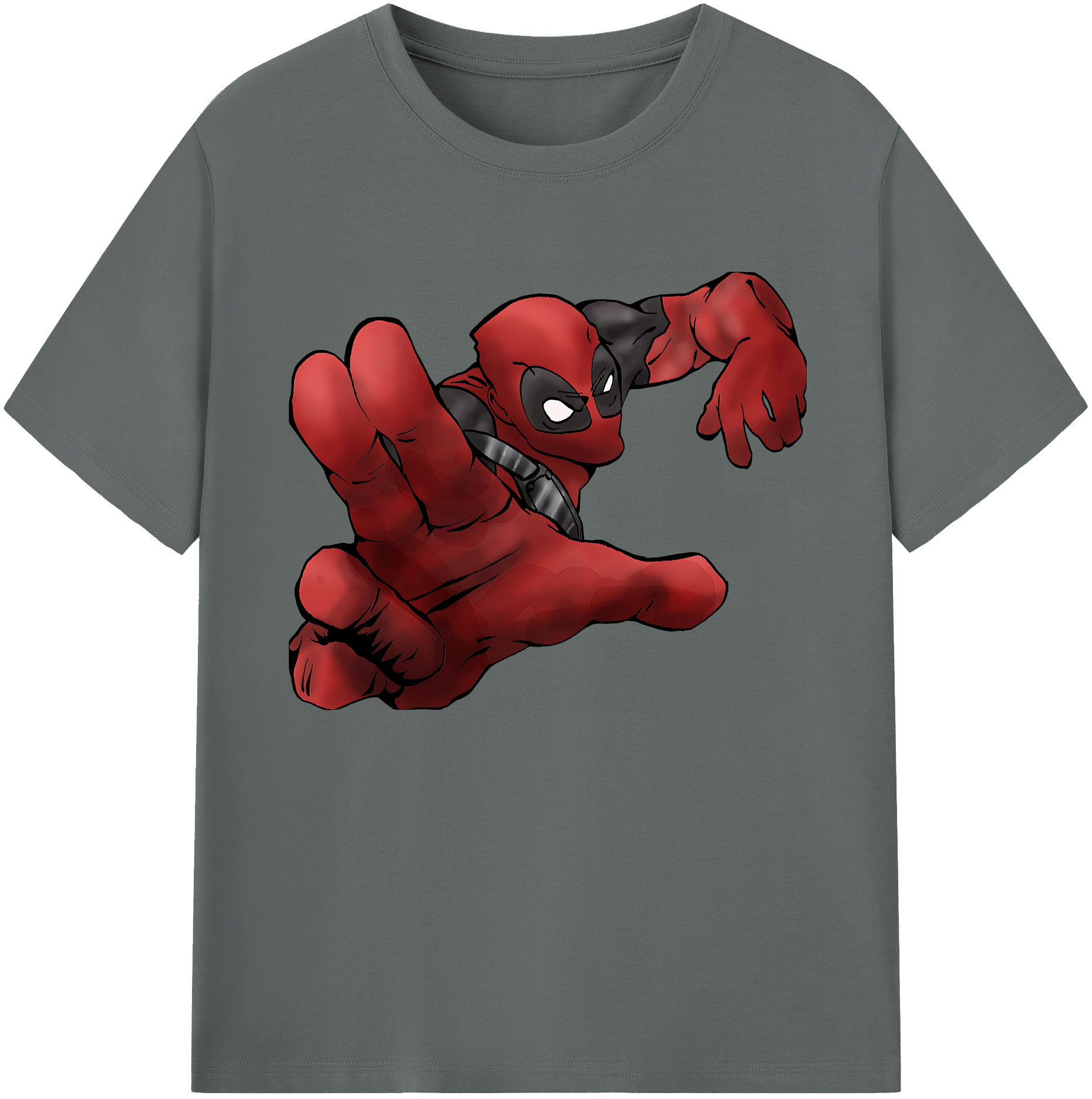 （画像用） Deadpool デッドプール 綿100％ メンズ半袖Tシャツ｜肌触りやわらか＆通気性